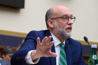 Russell Vought, acting director, Office of Management and Budget, testifies before the House Financial Committee on the Consumer Financial Protection Bureau (CFPB) semi-annual report, on Capitol Hill in Washington, Wednesday, July 15, 2026. (AP Photo/Cliff Owen)