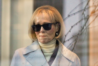 E. Jean Carroll arrives at Manhattan federal court, Jan. 17, 2024, in New York. (AP Photo/Eduardo Munoz Alvarez)